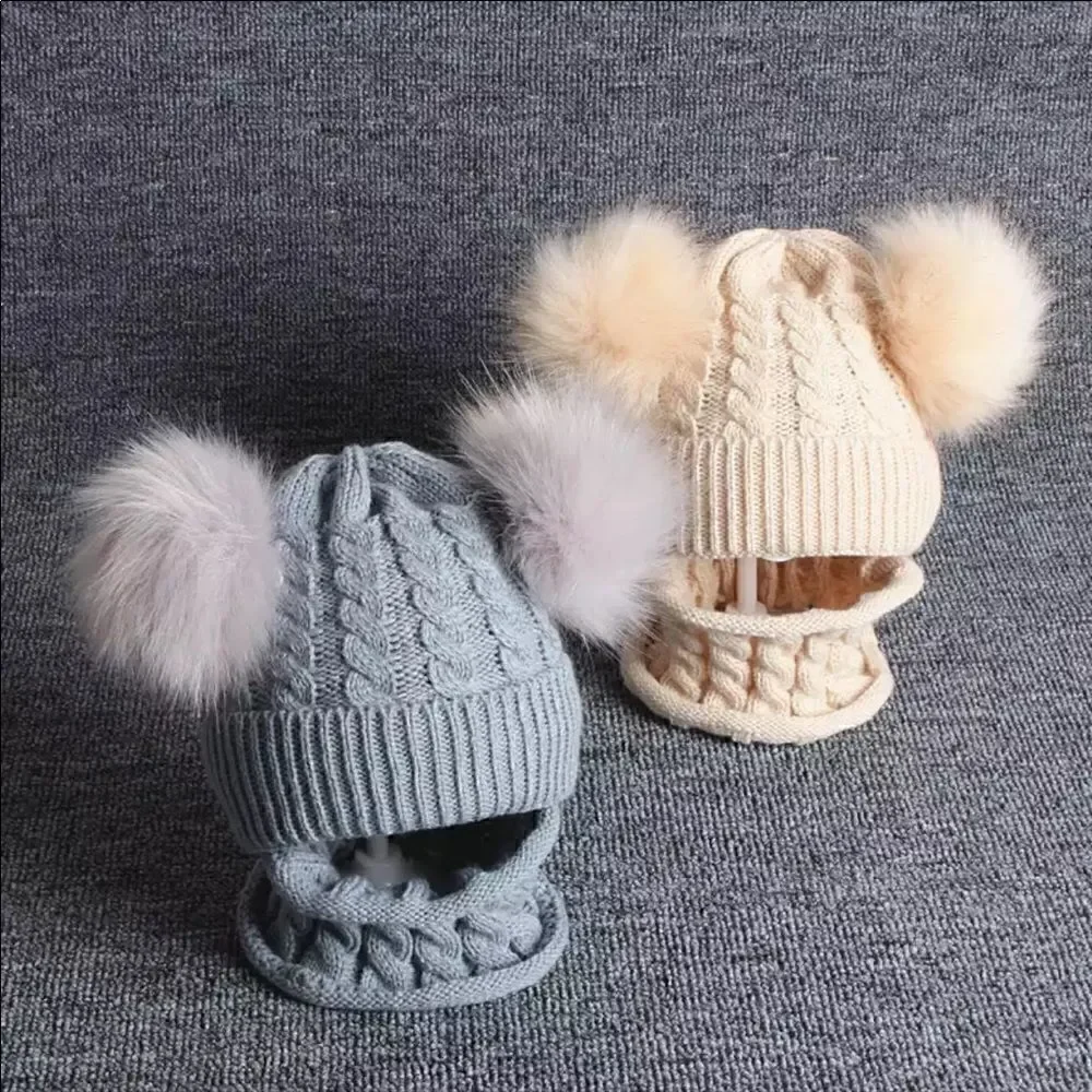 Brand New Winter Girls Hat Scarf Set